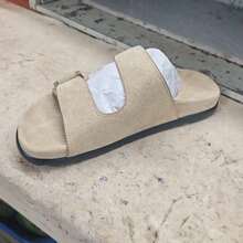 HighSole Women's Casual Buckle Design Flat Sandals For Daily Wear Summer - Beige - View 11