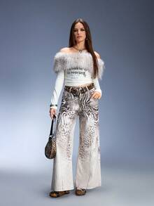 CUCCOO GRLICON Women's Fashion Leopard Print Buckle Flat Loafers Valentine's Day - Multicolor - View 4