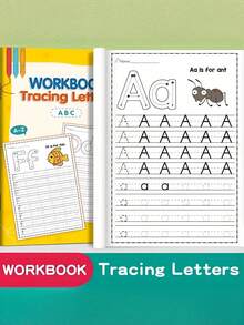 MINKOJA Sách bài tập viết chữ cái ABC 32 trang dành cho trẻ em phù hợp cho các bài tập viết chữ cái từ A đến Z ở độ tuổi mẫu giáo và nhà trẻ. Sách học viết sớm thú vị với các trang vẽ, vở tập viết, từ vựng kỳ diệu, quà tặng tuyệt vời, sách bài tập, sách viết tiếng Anh vui nhộn là những món quà sinh nhật, quà tặng ngày lễ vui nhộn cho trẻ em và lựa chọn quà tặng đồ chơi giáo dục từ mùa xuân đến mùa hè. - Nhiều màu - Xem 10