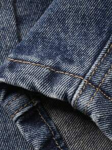 DAZY Tween Girls' Baggy Flared Loose Casual Jeans - Blue - View 7