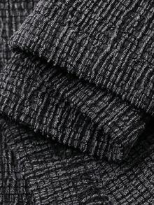 FRIFUL Women's Loose Flared Leg Pants With Layered Ruffle Hem Design - Grey - View 8