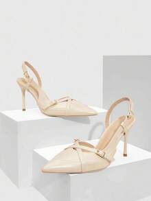 CUCCOO SZL Women Pumps Valentine's Day - Beige - View 2