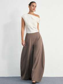 Aveloria Modichic Fashionable Design Casual & Commute Women's Curved Knife Herringbone Pants - Multicolor - View 1