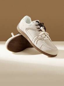 CUCCOO EASI Zapatillas planas y casuales con forro térmico para mujer, versátiles para uso diario - Albaricoque - Ver 5