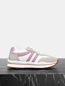 Vate Women's Casual Sneakers - Beige - View 2