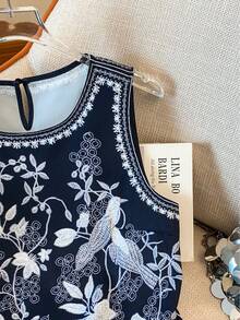 Franclia Women's Floral Print Casual Vacation Everyday Shirt - Multicolor - View 5