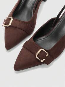 CUCCOO BIZCHIC Sepatu Hak Tinggi Fashion Wanita - Karamel Coklat - View 8