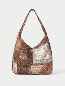 SHECARRY Women's Bohemian Style Cashew Pattern Fashion Versatile Shoulder Bag - Multicolor - View 3
