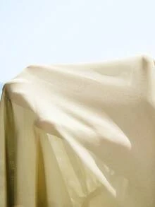 LYSMO 女士度假沙滩纯色系带高开衩连衣裙 - 橄欖綠 - 查看 9