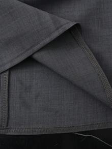 Franclia Falda corta plisada en A de color gris para mujer, ideal para ir al trabajo, uso diario y commuting. Falda asimétrica, falda de oficina, falda de trabajo, falda gris, ropa de trabajo para mujer, falda Y2K, falda de lana, falda lisa, falda formal para dama, minifalda, falda de oficina para mujer - Gris - Ver 5