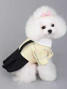 PETSIN Pet Versatile Skirts, Dog Clothing, Cat Clothing, Animal Clothing, Dog Clothing, Pet Supplies, Pet Couple Clothing, New Spring/Summer Small Skirts, T-Shirts, Couple Clothing, Four Leg Dog Clothing, Small Animal Supplies, Spring/Summer New Collection - Multicolor - View 16