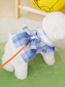 PETSIN Dog Clothing, Cat Clothing, Animal Skirts, Pet Spring/Summer New Collection, Puppy Dress, Princess Versatile Dress, Printed Stripes, Small Animal Clothing, Cool Sunscreen - Multicolor - View 7