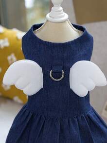 PETSIN Dog Clothing, Cat Clothing, Animal Skirts, Pet Spring/Summer New Collection, Puppy Dress, Princess Versatile Dress, Printed Stripes, Small Animal Clothing, Cool Sunscreen - Multicolor - View 9