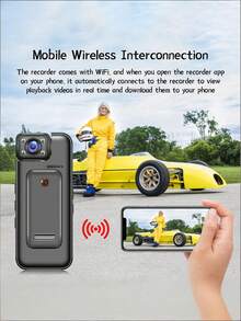 Ultra HD WiFi Mini Camera, Portable Digital Video Recorder, Portable Camera, Infrared Night Vision, Motion Detection, DV, Cycling Camera. - Multicolor - View 2