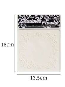 4 piezas Juego de plantillas caladas con diseño de flores y sueños PET | Suministros DIY para pintura en aerosol y diarios a través de fronteras - Conjuntos - Ver 2