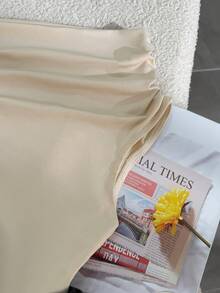 GlowEve Women's Casual Versatile Oblique Shoulder Top Paired With Shorts, Spring/Autumn 2-Piece Set, Women's Casual Suit Pants, Back To School Season, Women's Back To School Outfit - Multicolor - View 4