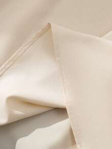 SHEIN PETITE Women's Pearl Button Collar Sleeveless Dress - Apricot - View 4