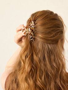 MOTF PREMIUM ACETIC ACID YELLOW MINI CLAW CLIP WITH INLAID GEMS HAIR CLAWS HAIR CLIPS HAIR JAW CLIP HAIR CLAMPS HAIR CLUTCH HAIR CATCHER CLIP - Black coffee ash - View 6