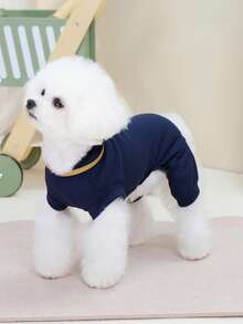 PETSIN Dog Clothing, Cat Clothing, Small Animal Four Legged Clothing, Spring And Summer New Items, Cat Clothing, Casual Clothing, Home Dog Clothing, Small Animal Jumpsuit - Multicolor - View 11