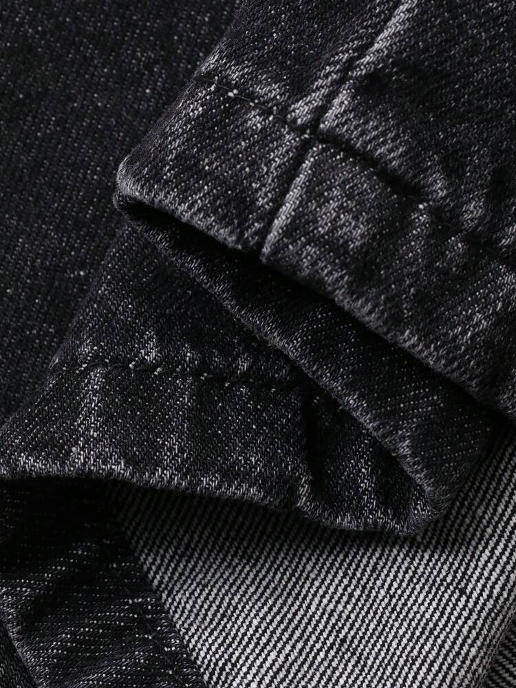 Women's Rhinestone Embellished Casual Streetwear Style Distressed Denim Jeans
