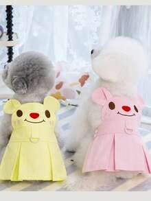 PETSIN Dog Clothing, Cat Clothing, Animal Skirts, Pet Spring/Summer New Collection, Puppy Dress, Princess Versatile Dress, Printed Stripes, Small Animal Clothing, Cool Sunscreen - Multicolor - View 9