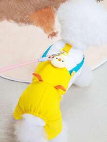 PETSIN Dog Clothing, Cat Clothing, Small Animal Four Legged Clothing, Spring And Summer New Items, Cat Clothing, Casual Clothing, Home Dog Clothing, Small Animal Jumpsuit - Multicolor - View 12