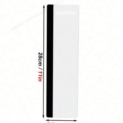1PC Acrylic Material Computer Left/Right Side Rectangular Message Board, Modern Simple Style Transparent Edge Clip For Monitor Side, Suitable For Various Computer Models
