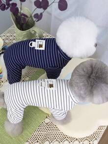 PETSIN Dog Clothing, Cat Clothing, Small Animal Four Legged Clothing, Spring And Summer New Items, Cat Clothing, Casual Clothing, Home Dog Clothing, Small Animal Jumpsuit - Multicolor - View 11