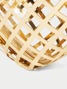 SHECARRY Ladies, Women Evening Bags, Crossbody Bags, Heart-Shaped Bag, Golden Metal, Hollow, Fashionable, Elegant , Simple, Personalized, Versatile, Classic, For Cocktail Party, Party, Prom, Club, Date, Birthday, Evening, Date Nigh, Banquet - Gold - View 7