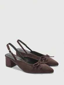 CUCCOO BIZCHIC Women's Fashion High Heel Shoes - Rust Brown - View 7