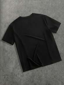 HIMLAND Men's Casual Everyday Printed Short Sleeve T-Shirt Set - Black - View 6