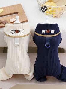 PETSIN Dog Clothing, Cat Clothing, Small Animal Four Legged Clothing, Spring And Summer New Items, Cat Clothing, Casual Clothing, Home Dog Clothing, Small Animal Jumpsuit - Multicolor - View 5