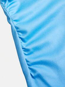 SHEIN Tween Girl Light Blue Mermaid Tie Dye Gradient Starfish Deco Tank Top And Mid Skirt 2pcs Set,Summer Holiday Vacation Outfit For Beach Music Festival - Blue - View 9