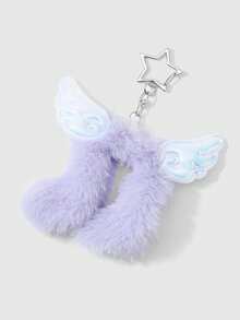 ROMWE Kawaii 1. Tai nghe acrylic đa năng, sáng tạo, tinh tế, dễ thương, sang trọng, cao cấp, màu tím, họa tiết ngôi sao lấp lánh, nốt nhạc, cánh nhiều màu sắc, chất liệu gốm mềm mại, dây đeo cổ tay đính đá, mặt dây chuyền hình nốt nhạc hai mặt bằng vải nhung, phụ kiện móc khóa DIY, mặt dây chuyền túi xách, thích hợp làm quà tặng cho chị em gái, bạn gái, bạn bè, các cặp đôi, quà tặng ngày lễ. - Màu tím -3 - Xem 5