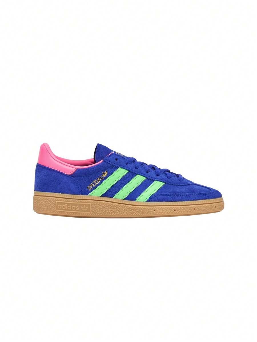 Adidas Handball Spezial Women's Casual Athletic Shoes Snug Fit Padded Breathable Street Style Running School Blue JP8721 - Blue Green - 查看 1