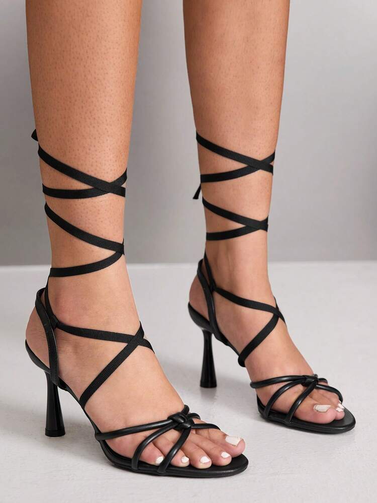 CUCCOO SZL Women's Fashionable, Elegant And Versatile High Heel Sandals For Daily Wear