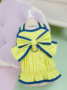 PETSIN Dog Clothing, Cat Clothing, Animal Skirts, Pet Spring/Summer New Collection, Puppy Dress, Princess Versatile Dress, Printed Stripes, Small Animal Clothing, Cool Sunscreen - Multicolor - View 9