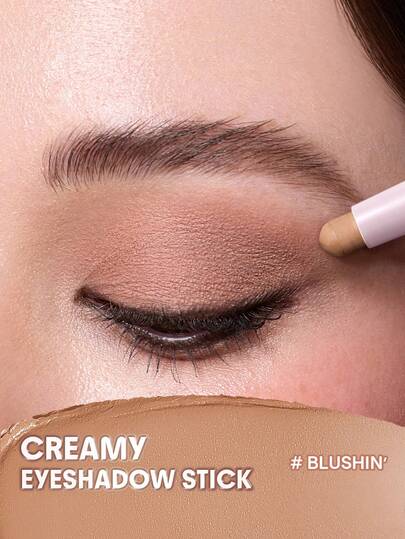 SHEGLAM Creamsicle Sombra de ojos en barra-Blushin' Brillos Marca Belleza Maquillaje Maquullaje Cosmética para Mujeres Niñas Perfecto para Invierno Primavera Ideal para Y2K Elegante Moda Adecuado para Cumpleaños San Valentín Regalo Fiesta Listo Mejor Color