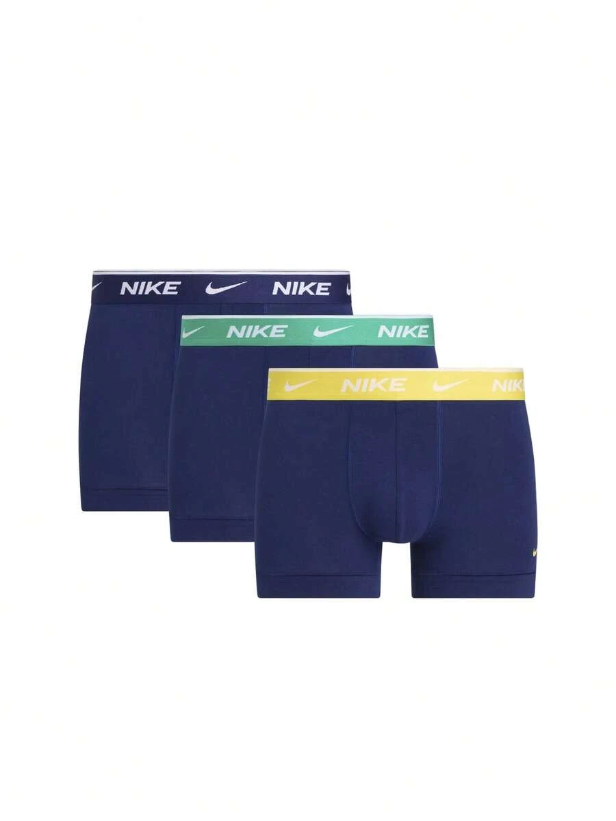 Nike 3 Pack Men's Briefs - Blue Void Lghtning/Stdium Grn/Bl - View 1