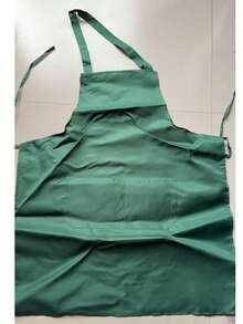 Polyester Apron With Wide Brim,Simple Style Black Apron With Pockets - Multicolor - View 11