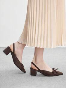 CUCCOO BIZCHIC Women's Fashion High Heel Shoes - Rust Brown - View 3