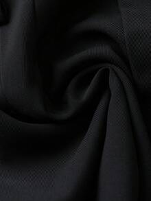 GlowEve Petite 女士U领无袖休闲条纹背心短裤两件套，夏季 - 黑與白 - 查看 4