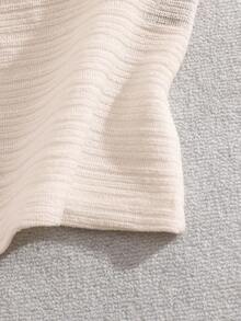 GlowEve Top casual de mujer con decoración metálica de un solo hombro, para verano - Blanco - Ver 3