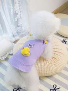 PETSIN Dog Clothing, Cat Clothing, Animal Skirts, Pet Spring/Summer New Collection, Puppy Dress, Princess Versatile Dress, Printed Stripes, Small Animal Clothing, Cool Sunscreen - Multicolor - View 9