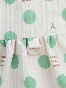 PETSIN 狗狗服装、猫咪服装、动物裙装、宠物春夏新品系列、幼犬连衣裙、公主风百搭连衣裙、条纹印花、小型动物服装、清凉防晒霜 - 彩色 - 查看 7