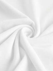EMERY ROSE Áo thun cỡ lớn in hình nơ cỏ bốn lá tiết kiệm nước mừng ngày Thánh Patrick "Vibes" - phong cách thường ngày. - trắng - Xem 5
