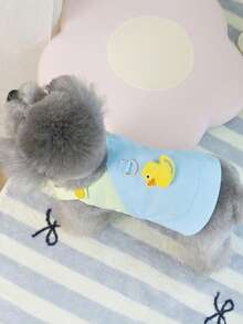 PETSIN Dog Clothing, Cat Clothing, Animal Skirts, Pet Spring/Summer New Collection, Puppy Dress, Princess Versatile Dress, Printed Stripes, Small Animal Clothing, Cool Sunscreen - Multicolor - View 11