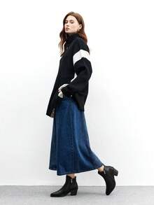 CUCCOO BIZCHIC 女士时尚百搭通勤粗跟踝靴 - 黑色 - 查看 2