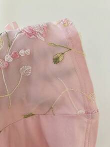 Elamini Áo hai dây nữ màu vàng phối bèo nhún cổ chữ V, eo thắt, thanh lịch, lãng mạn, cổ điển, phù hợp cho kỳ nghỉ xuân/hè, mặc thường ngày, hẹn hò, mua sắm. - Hồng - Xem 5