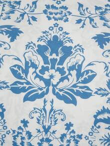 GlowEve Elegant And Fashionable Summer Two Pieces Set With Woven Print For Women - Blue - View 6